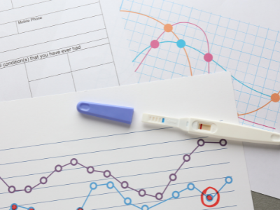 ovulation test with charts