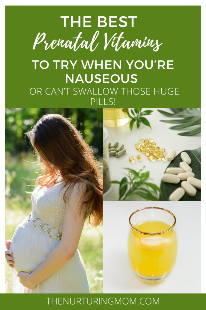 prenatals to take when you can't swallow pills